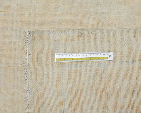 6 Ft Vintage Persian Style Hand Knotted Distressed Low Pile Wool Runner Rug